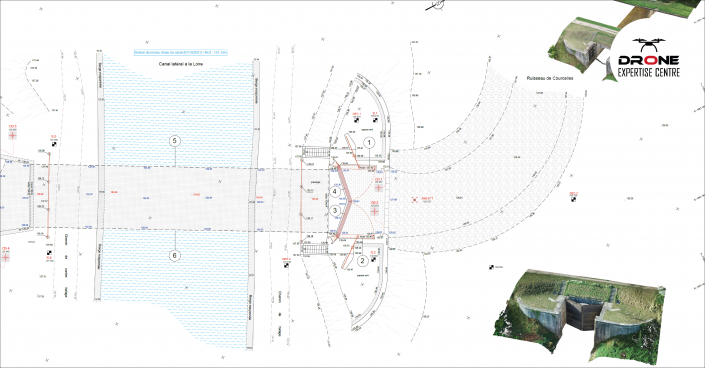 plan topographique modélisation drone