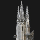 cathedrale orleans drone modelisation