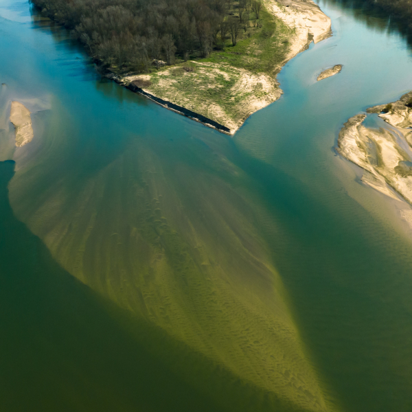 vue de la loire par drone en catégorie open ou ouverte