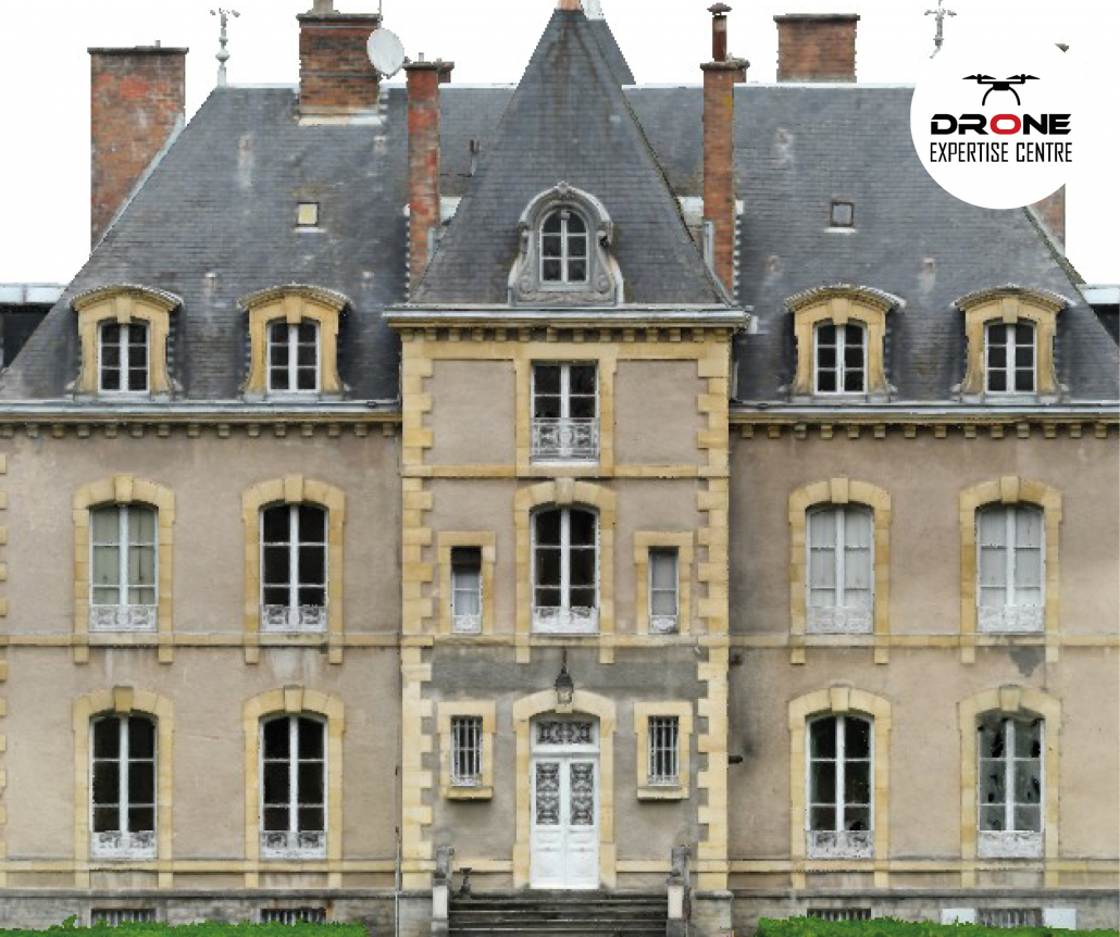 Comparaison visuelle issue d’une modélisation 3D par drone appliquée à un bâtiment religieux
