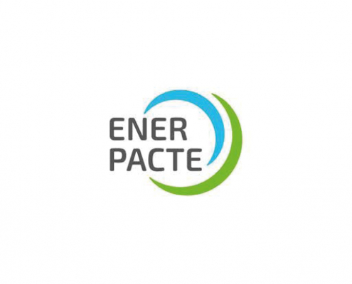 Logo Enerpacte société experte en gestion d'actifs photovoltaïques et inspection panneaux solaires par drone