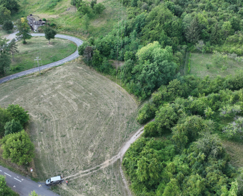 Numérisation HTA et BT par LiDAR drone en Lorraine dans un secteur rural complexe Numérisation HTA et BT par LiDAR drone en Lorraine pour le suivi d'infrastructures et servitudes