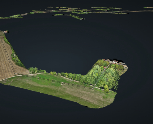 Mission drone LiDAR en Champagne Ardennes pour l'inspection d'ouvrages Relevé tridimensionnel d'une infrastructure réalisé par drone LiDAR en Champagne Ardennes