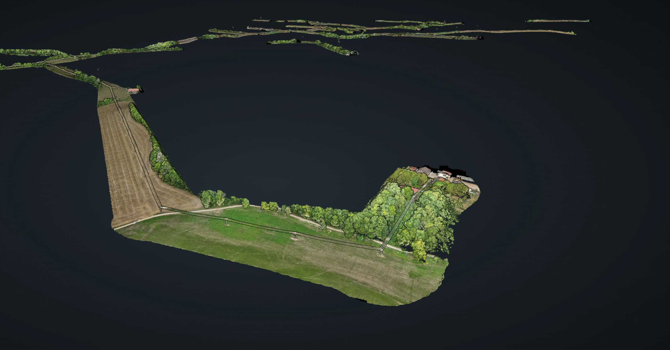 Mission drone LiDAR en Champagne Ardennes pour l'inspection d'ouvrages Relevé tridimensionnel d'une infrastructure réalisé par drone LiDAR en Champagne Ardennes