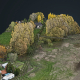 Mission drone LiDAR permettant l'observation détaillée d'un secteur naturel traversé par un cours d'eau