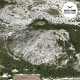 Vue aérienne haute résolution obtenue par topographie et photogrammétrie par drone d'une cubature