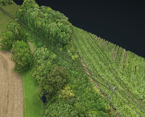 Mission drone LiDAR en Lorraine appliquée à l'analyse des parcelles agricoles Mission drone LiDAR en Lorraine pour la cartographie précise des limites végétalisées
