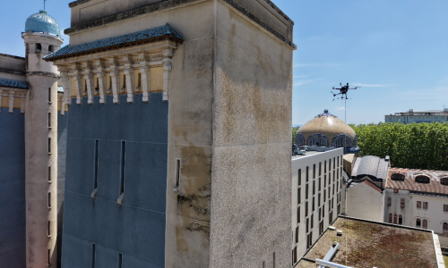 Démoussage toiture par drone à Vichy | Traitement rapide & écologique