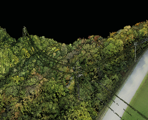 Acquisition LiDAR aérienne réalisée dans un secteur montagneux des Alpes Mission drone LiDAR dans les Alpes permettant la modélisation précise d'un relief encaissé