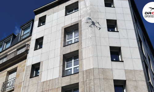 Démoussage de Façade par Drone à Paris