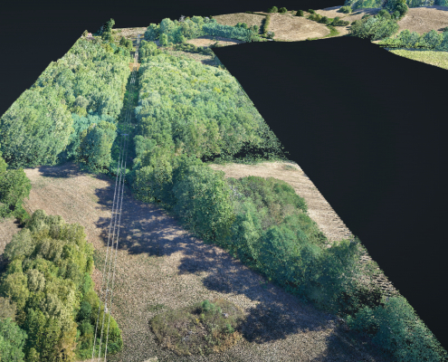 Mission drone LiDAR dans le Limousin pour la modélisation 3D Modélisation 3D d'un espace naturel issue d'une mission drone LiDAR dans le Limousin